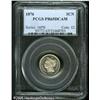 Image 1 : 1876 3CN  PR65 Deep Cameo PCGS. Deep glassy brillia