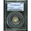 Image 1 : 1878 3CN  PR66 Cameo PCGS. A proof-only year, with