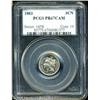 Image 1 : 1883 3CN  PR67 Cameo PCGS. An almost perfectly pres