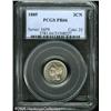 1885 3CN  PR66 PCGS. Glowing luster lies beneath a