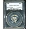 Image 1 : 1886 3CN  PR66 Cameo PCGS. Light-gray surfaces and