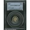 Image 1 : 1869 3CN  PR65 Cameo PCGS. Typically well struck wi