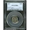 Image 1 : 1871 3CN  PR66 PCGS. Intricately detailed with the