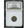 Image 1 : 1872 3CN  PR66 Cameo NGC. This all-white coin has d