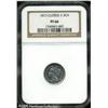 Image 1 : 1873 3CN  Closed 3 PR66 NGC. A hint of sky-blue pat