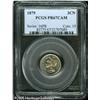 Image 1 : 1879 3CN  PR67 Cameo PCGS. Heavy die polishing has
