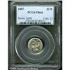 Image 1 : 1887 3CN  PR66 PCGS. Brilliant over each side with