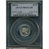 Image 1 : 1887/6 3CN  PR65 Cameo PCGS. Seemingly untoned with