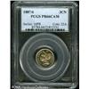 Image 1 : 1887/6 3CN  PR66 Cameo PCGS. This is a brilliant Ge