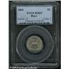 Image 3 : 1866 5C  Rays MS65 PCGS. In spite of a generous min