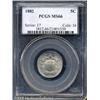 Image 1 : 1882 5C  MS66 PCGS. Dazzling silver-gray fields whi