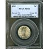 Image 3 : 1901 5C  MS66 PCGS. A pristine, satiny example that