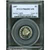 Image 3 : 1897 5C  PR66 Deep Cameo PCGS. A needle sharp repre