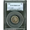 Image 1 : 1908 5C  PR65 Cameo PCGS. Boldly struck, with a ver