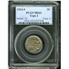 Image 1 : 1913-S 5C  Type Two MS63 PCGS. Gray-gold patination