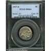 Image 3 : 1917-S 5C  MS64 PCGS. Satiny nickel-gray surfaces w