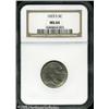 Image 3 : 1923-S 5C  MS64 NGC. Delicate golden patina highlig