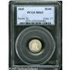 Image 1 : 1845 H10C  MS65 PCGS. Heavy, normal date shows 845