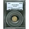 Image 1 : 1855 H10C  Arrows MS64 PCGS. Lustrous surfaces are