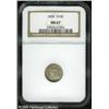 Image 3 : 1858 H10C  MS67 NGC. Slight traces of champagne col