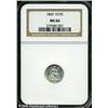 Image 1 : 1860 H10C  MS66 NGC. Nicely struck, with lustrous,