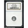 Image 1 : 1867 H10C  PR65 Cameo NGC. Striking cameo contrast