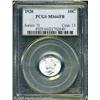 Image 1 : 1920 10C  MS66 Full Bands PCGS. Bright lustrous sur