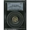 Image 3 : 1873 3CN  Closed 3 MS66 PCGS. Unlike the 1873 logot