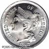 Image 1 : 1887 3CN  MS67 PCGS. A peerless, satiny representat