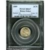Image 3 : 1889 3CN  MS67 PCGS. Extraordinary quality for this