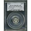 Image 3 : 1867 3CN  PR66 Deep Cameo PCGS. The 1867 is a low m