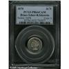 Image 3 : 1870 3CN  PR66 Cameo PCGS. An amply mirrored repres