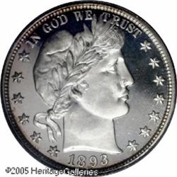 1893 50C  PR67 Deep Cameo PCGS. Only 792 proof Halv