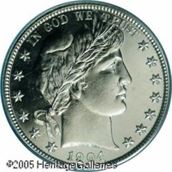 1904 50C  PR67 PCGS. A brilliant and sharply struck