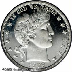 1909 50C  PR67 Deep Cameo PCGS. The lavish white-on