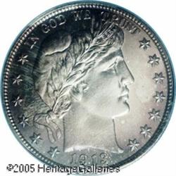 1913 50C  PR67 Cameo PCGS. The 1913 half dollar has