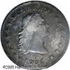 1795 $1  Flowing Hair, Three Leaves VF30 ANACS. B-