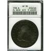 Image 3 : 1795 $1  Flowing Hair, Three Leaves VF30 ANACS. B-