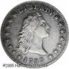 1795 $1  Flowing Hair, Three Leaves--Obverse Scratch
