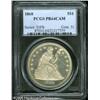 Image 3 : 1868 $1  PR64 Cameo PCGS. A lovely example of this