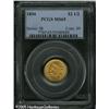 Image 3 : 1854 $2 1/2  MS65 PCGS. Sharply struck with thick,