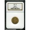 Image 1 : 1883 $5  MS63 NGC. Sharply impressed with a few not