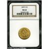 Image 1 : 1899-S $5  MS64 NGC. Lustrous surfaces are visited