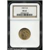 Image 3 : 1905-S $5  MS65 NGC. A lovely Gem example of this d