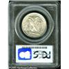 Image 2 : 1916-S 50C  AU58 PCGS. The silver-gray surfaces ret
