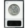 Image 2 : 1917-D 50C  Reverse AU55 ANACS. A briefly circulate