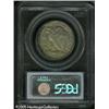 Image 2 : 1918 50C  MS64 PCGS. A ring of deep charcoal brown