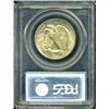 Image 2 : 1918-S 50C  MS63 PCGS. Intermingled lemon-yellow an
