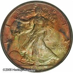 1920 50C  MS65 NGC. The striking details are especi