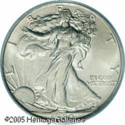 1920-D 50C  MS64 PCGS. Scarce in XF and better grad